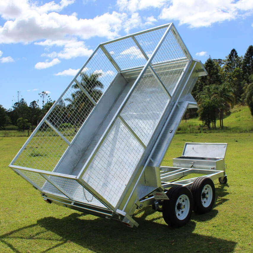 Hydraulic 10×6 Galvanised Tipping Trailer