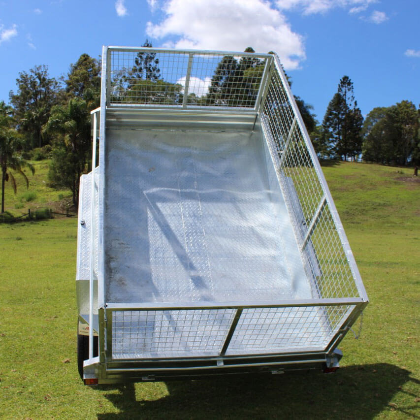 Hydraulic 10×6 Galvanised Tipping Trailer