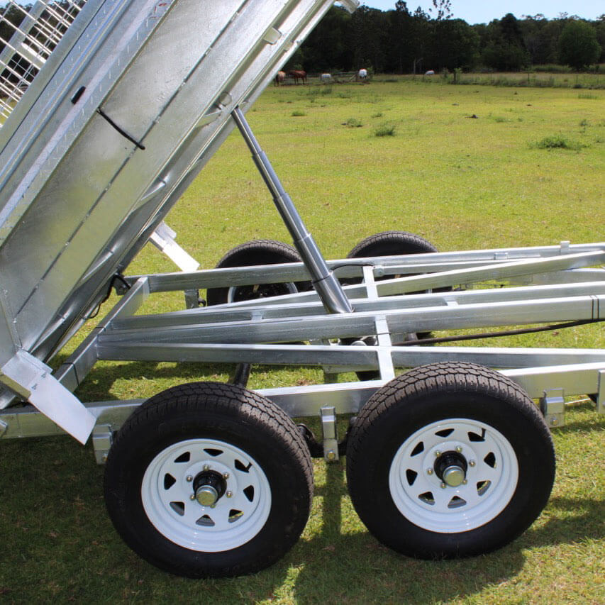 Hydraulic 10×6 Galvanised Tipping Trailer