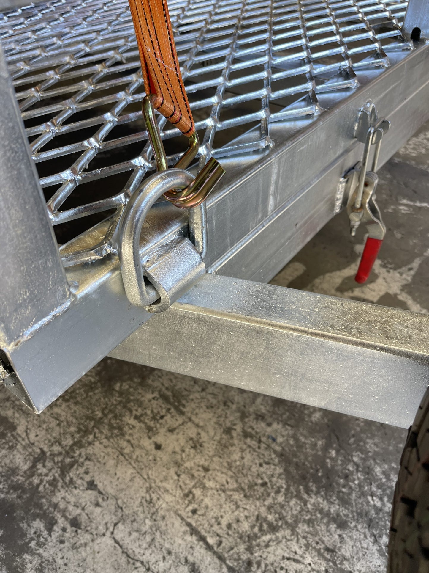 9x5 Plant Trailer Single Axle Tilting