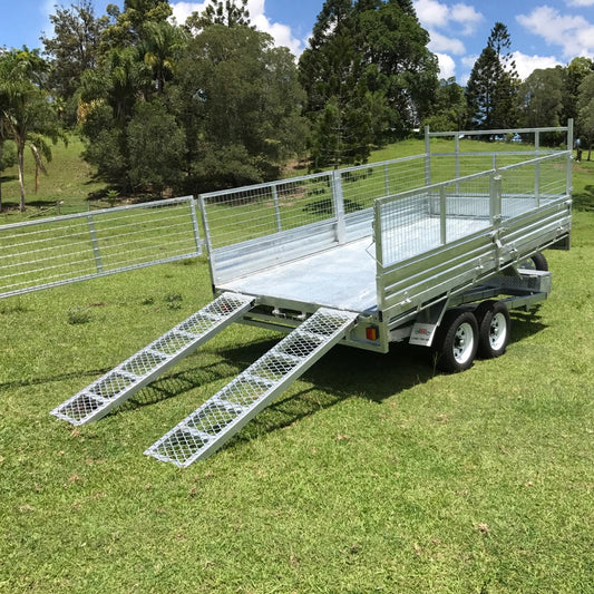 Ozzi Trailers 14x7 Flat Top Trailer - Hydraulic Tipper
