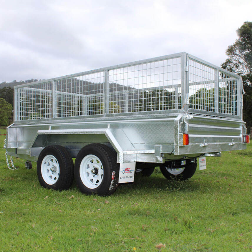 10x5 Galvanised Hydraulic Tipping Trailer image 1