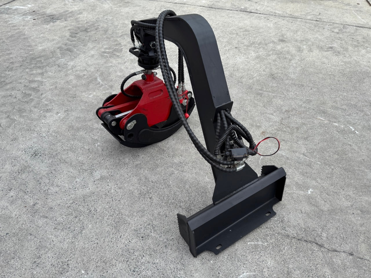 Ozziquip Rotary Grapple for Mini Loader