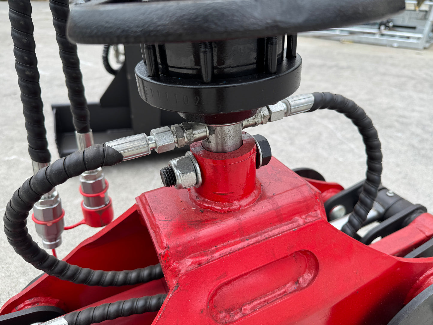 Ozziquip Rotary Grapple for Mini Loader