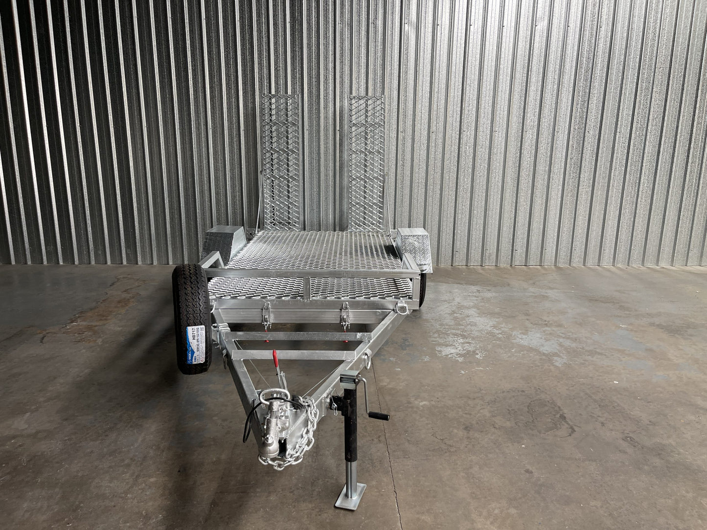 9x5 Plant Trailer Single Axle Tilting