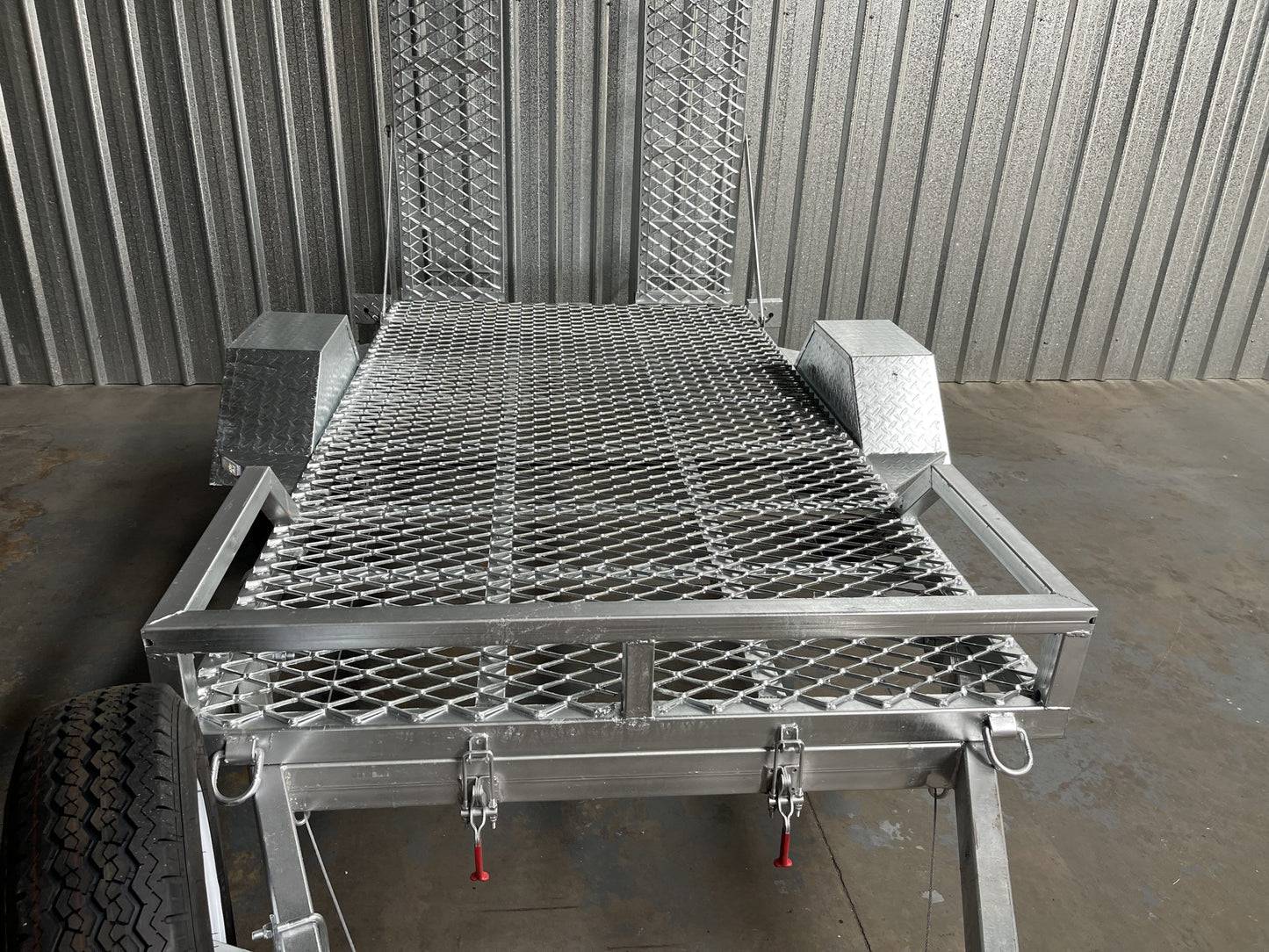 9x5 Plant Trailer Single Axle Tilting