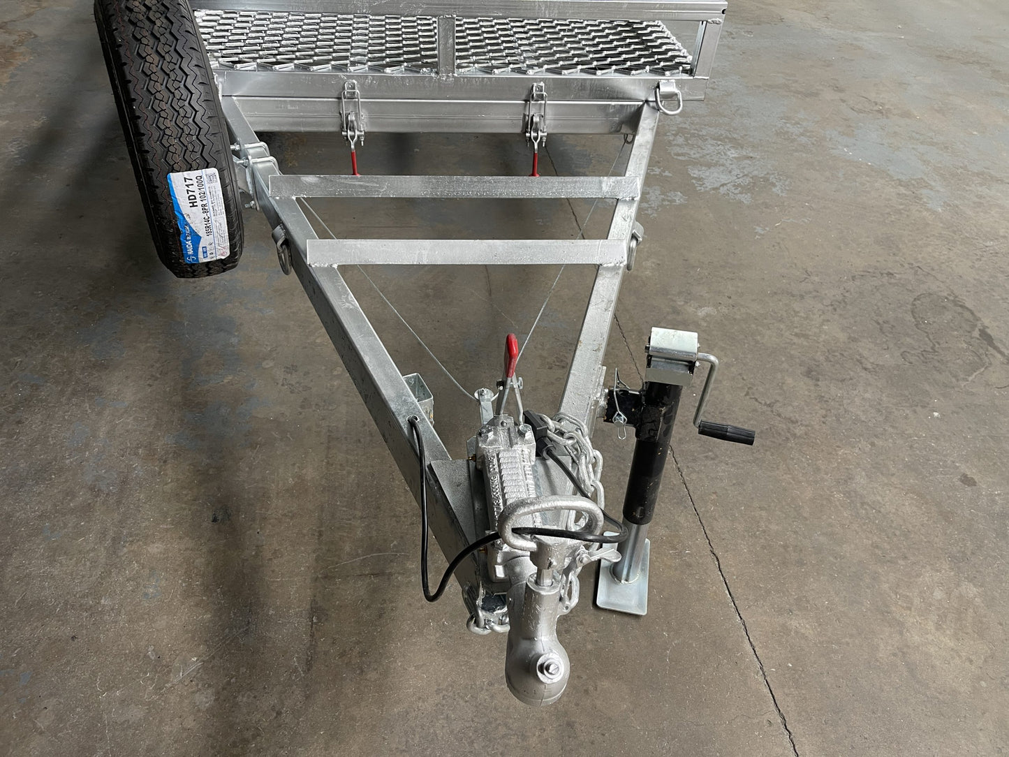 9x5 Plant Trailer Single Axle Tilting