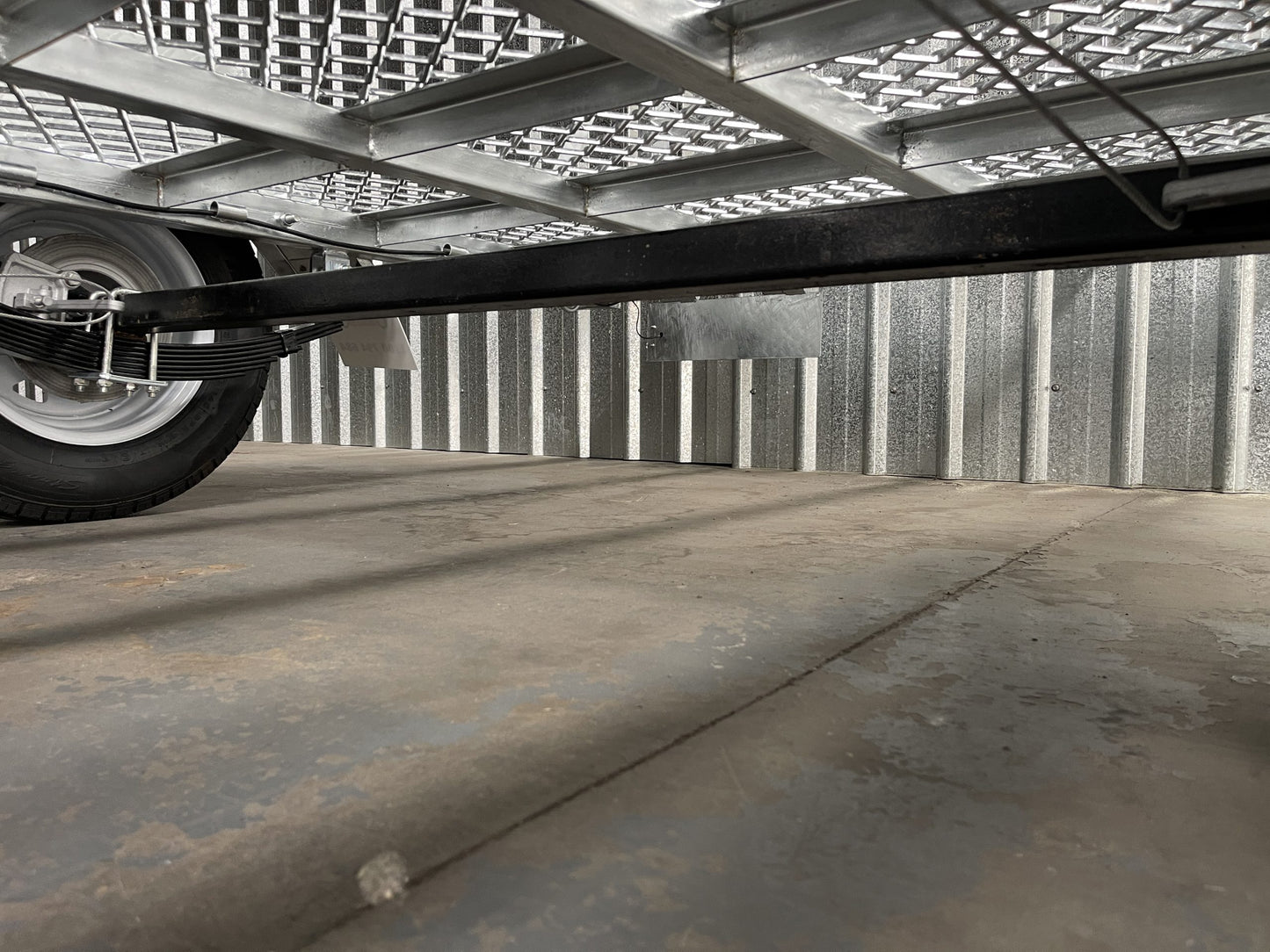 9x5 Plant Trailer Single Axle Tilting