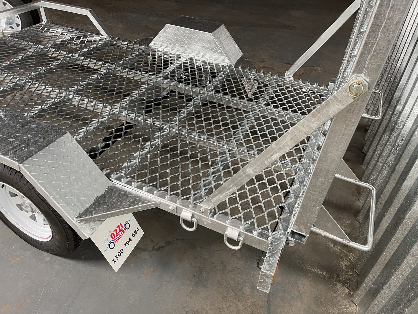 9x5 Plant Trailer Single Axle Tilting
