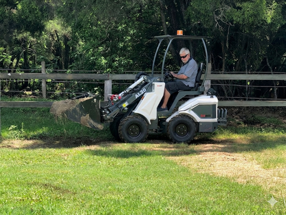 Ozziquip AL20 Mini Articulated Wheel Loader with 4in1 Bucket