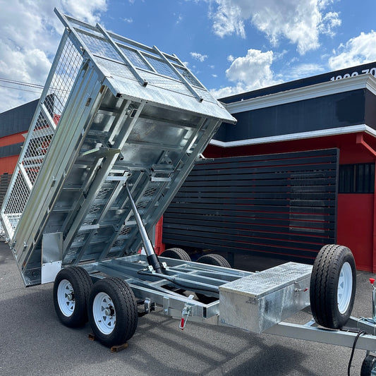 Ozzi Trailers 10×6 Flat Top Hydraulic Tipper